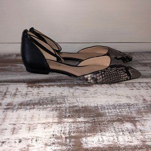 Coach Jameson Snake Skin Flats